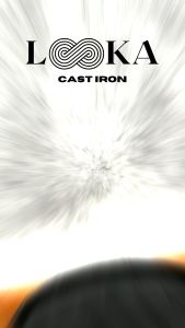 Looka Cast Iron Hot Plate / Piring Steak Model Oval Garis