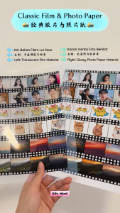 [Custom] Cetak Foto Filem Lutsinar Retro DIY Film Strip Hadiah Birthday [定制] 复古透明胶片照片打印 DIY菲林书签 手机壳装饰 礼物