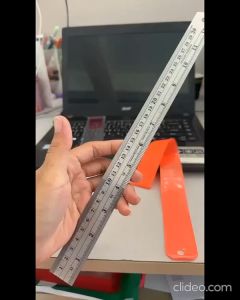 ไม้บรรทัด ไม้บรรทัดสแตนเลส 6 / 8 / 12 นิ้ว ฟุตเหล็ก