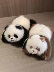 Đồ Chơi Gấu Trúc Bằng Vải PP Mềm Mại Đồ Trang Trí Ô Tô Đồ Chơi Búp Bê Hình Gấu Trúc Quà Tặng Lưu Niệm Bảo Tàng Gấu Trúc