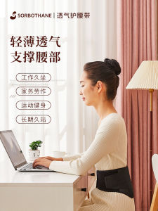 Japan Import Waist Supporter Waist Narrow Waist Support Lumbar Support Ultra-Thin Breathable Lumbar Disc Support Strain Lumbago