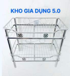 [ BẢO ĐẢM CHẤT LƯỢNG ] Kệ chén inox đứng 2 tầng - 3 tầng đủ size