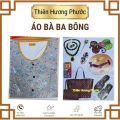 Quần áo bà ba bông cao cấp vàng mã. 