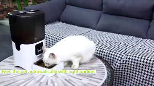 BAIERDI Pet Feeder Automatic WiFi Cat Automatic DispenserDog Automatic Feeder Smart Pet Animal Feeder