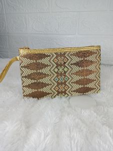 Dompet songket hape/Dompetsegi empat wanita/Dompet estetik /bisa untuk sovenir