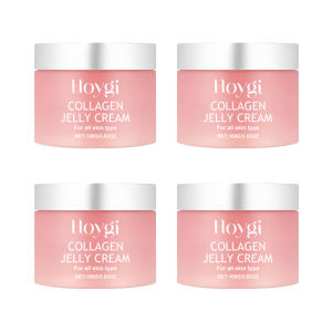 HOYGI 100g Jelly Hydration Mask Hydrolyzed Elastin Hyaluronic Acid Cooling GEL ครีมสําหรับอวบอิ่ม Non Comedogenic Moisturizer