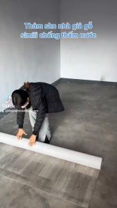 Thảm trải sàn - tấm simili lót sàn nhà thảm nhựa simili trải nền nhà màu vân gỗ PVC chống nước chống cháy