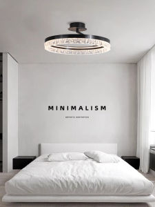 Modern Minimalist LED Ceiling Light for Bedroom New 2024 Model with Remote Control and App Connectivity High-Quality Aluminum and Acrylic Material