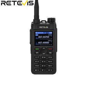 Retevis C2 GMRS/C62 5W Dual Band Two Way Radios VHF/UHF Long Range Two Way Radios with Group Calling Ham Radio for Adults Flashlight 2000mAh Type-C for Family Emergency Rescue Farm PlantationOutdoor Long trips Camping
