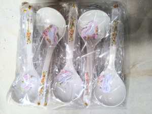 (50 PCS) Souvenir Pernikahan Centong Sayur Irus Melamin Import Kemas Plastik Murah Unik Grosir Mewah