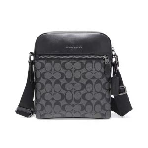 Coach new style 2026 for Men Leather sling Crossbody Bags official store original authentic Business casual small square bag 89891 89961 F54782 F73336 F73338 F68014 F54788 Size:23X26X6cm
