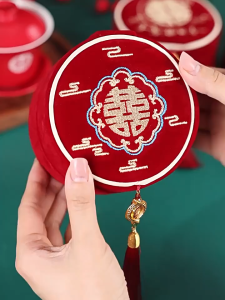 结婚用品 婚礼针线盒 新娘陪嫁品 婚庆必备用品 - 绒布针线盒套装 / Chinese Wedding Accessories - Wedding Sewing Kit