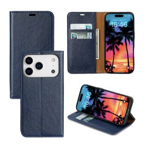 szhaiyu | For iPhone 18 Pro Max 17 16 15 14 13 12 11 Pro Faux Leather Case With Card Holder Stand Shockproof Anti-Scratch Wallet Cover