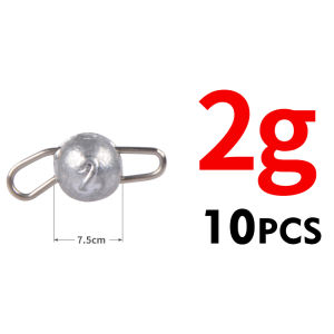 MEREDITH | MEREDITH Hook Aggravated Jig Head 2g-18g Deep Water Bullet Weight Soft Lure Baits Fishing Pendant Fishing TackleS