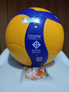 BOLA VOLI MIKASA V300W ORIGINAL FREE JARING POMPA