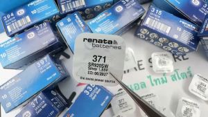 ถ่านนาฬิกา กระดุม Renata 371 / SR920SW Silver 1.55V Swiss made (ดีที่สุด) แบ่งขาย 1ก้อน