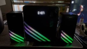 DENN DLA-HT4880BO 8" Sub Bass 2.1 PC Audio + Home Theater Lifestyle System