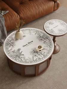 DMF | French Luxury Atmosphere Round Table Cover Waterproof Oil-Resistant Wash-Free