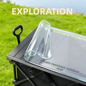 JIELEFAN | Waterproof Sun Protection Crystal Series Camping Tablecloth