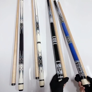 145CM 1/2 Maple Pool Cue 13mm Head Suitable For Playing 9-ball And 8-ball