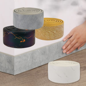 ไม้กระดานมีกาวในตัวแผ่นติดขอบกำแพงอย่างหนากันน้ำลายหินอ่อนติดผนัง3D แบบ DIY สติกเกอร์ติดผนังกันน้ำห้องนั่งเล่นตกแต่งบ้านห้องนอน