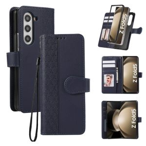 Luxury Leather Flip Phone Case for Samsung Galaxy Z Fold 8 Ultra Z Fold 8 7 6 5 4 Wallet with Card Holder Protective Cover