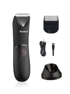 Kemei | Máy Cắt Lông Vùng Kín Kemei KM-1838 Lưỡi Dao Gốm Chống Nước Dùng Được Khi Khô/ướt Máy Cạo Lông Toàn Thân Dùng Cho Vệ Sinh Vùng Mu Và Nách