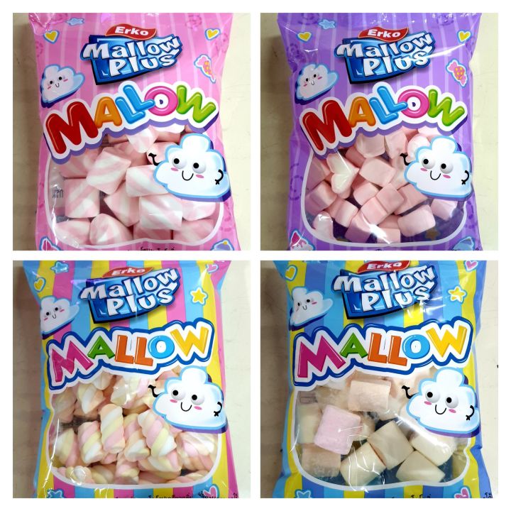 mallow plus ถุงใหญ่ 150 กรัม มาร์ชเมลโล่ ไม่มีใส้ | Lazada Thailand