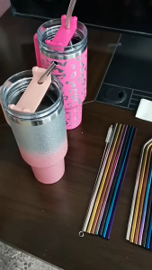 Sedotan Stainless Lurus dan Lancip | Qualitas Straw Ramah Lingkungan | Sedotan Minuman Segar