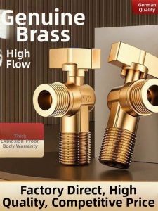 TIANYUWAN | Full Flow Ball Valve for Gas Water Heater All Copper Large Flow Straight Through Switch Cold and Hot Water