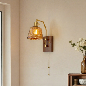 FANCY LAMP CLUB | French Retro Wall Lamp for Bedroom Bedside Foyer and Corridor