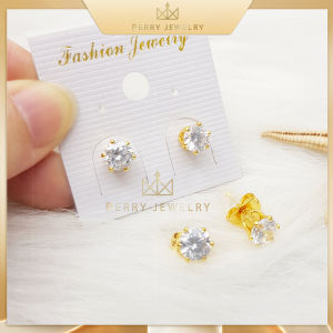 Bông Tai Nữ Xuping Nụ Hạt Đá Siêu Sáng Bền Màu Cao Cấp Thiết Kế Basic Dễ Phối Đồ B25T14