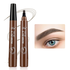Four-pronged eyebrow pencil four-end long-lasting non-smudged water-resistant anti-smudged eyebrow pencil
