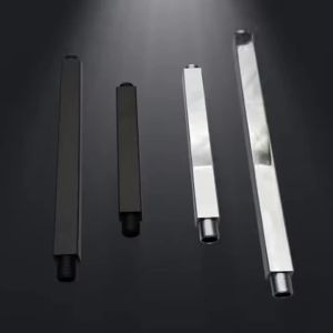 Bourdillat Ceiling Mounted Shower Arm Rain Shower Head Square Extension Arm Stainless Steel Ceiling Mount Shower Extender