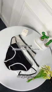 LadyLuxe - Celana Dalam Wanita Katun Motif Polos Beautiful Girl Underwear Sempak Pakaian Dalam CD038