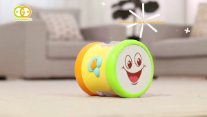 Trống đồ chơi hai mặt phát nhạc cho bé Goodway Drum GW3501C Đồ Chơi Âm Nhạc An Toàn Cho Bé Từ 12 Tháng Tuổi
