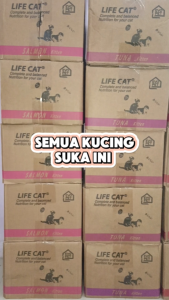 LIFE CAT Pouch 85gr isi 12 Pcs / Makanan Kucing Basah / 1/2 Dus
