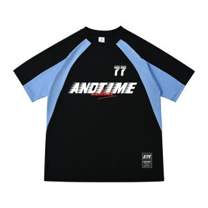 Andtime Retro Short Sleeve Basketball สไตล์อเมริกัน Training ชุดสูท Quick Dry ระบายอากาศได้ดี เสื้อยืดวิ่งออกกําลังกาย โพลีเอสเตอร์ Fiber