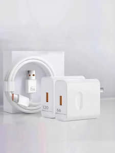 ZHANGQIN | 120W Fast Charging Charger Data Cable Kit Type-C Dual Port