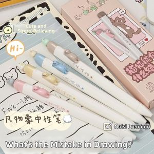 FANWUXIANG | Cute Click Action Neutral Pen Quick-Drying 0.5mm