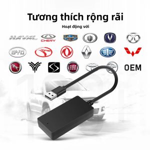 Bộ Chuyển Đổi Không Dây Carbitlink Easylink CarPlay Android Auto 2 Trong 1 Cho Kết Nối Di Động Liền Mạch