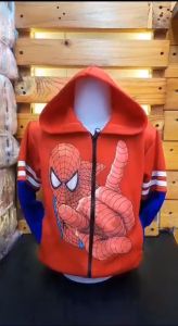 Jaket Anak Laki Cowok SPIDERMAN Web | Kids Jacket - KLV Kids
