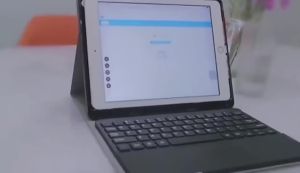 English Bluetooth Keyboard for iPad Pro Air Mini Wireless Rechargeable Touch Gestures Keyboard for Tablet Laptop Phone Universal