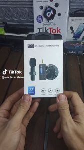 NO LIMIT TaffSTUDIO Mic Clip On Suara Jernih Wireless Jarak Jauh Buat Imam Vlogging 3.5mm K35 Pro