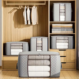 Quilt storage bag clothing sorting bag moving and organizing household bedding storage box supplie