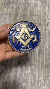 Square & Compass Tools Masonic Emblem Imported