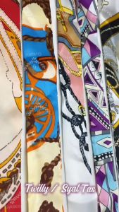 TWILLY SYAL ( 100% IMPORT ) ** TERMURAH ** / Lilit Hamper / Scraf Tas / Pita Ikat Rambut Ala Korea