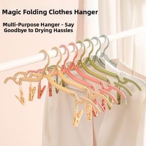 LUTUMEI | Compact Foldable Travel Hanger Multi-functional