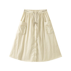 JNXS | Water Resistant High Waisted A-line Skirt