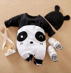 Jumper panjang bayi berkarakter + topi new